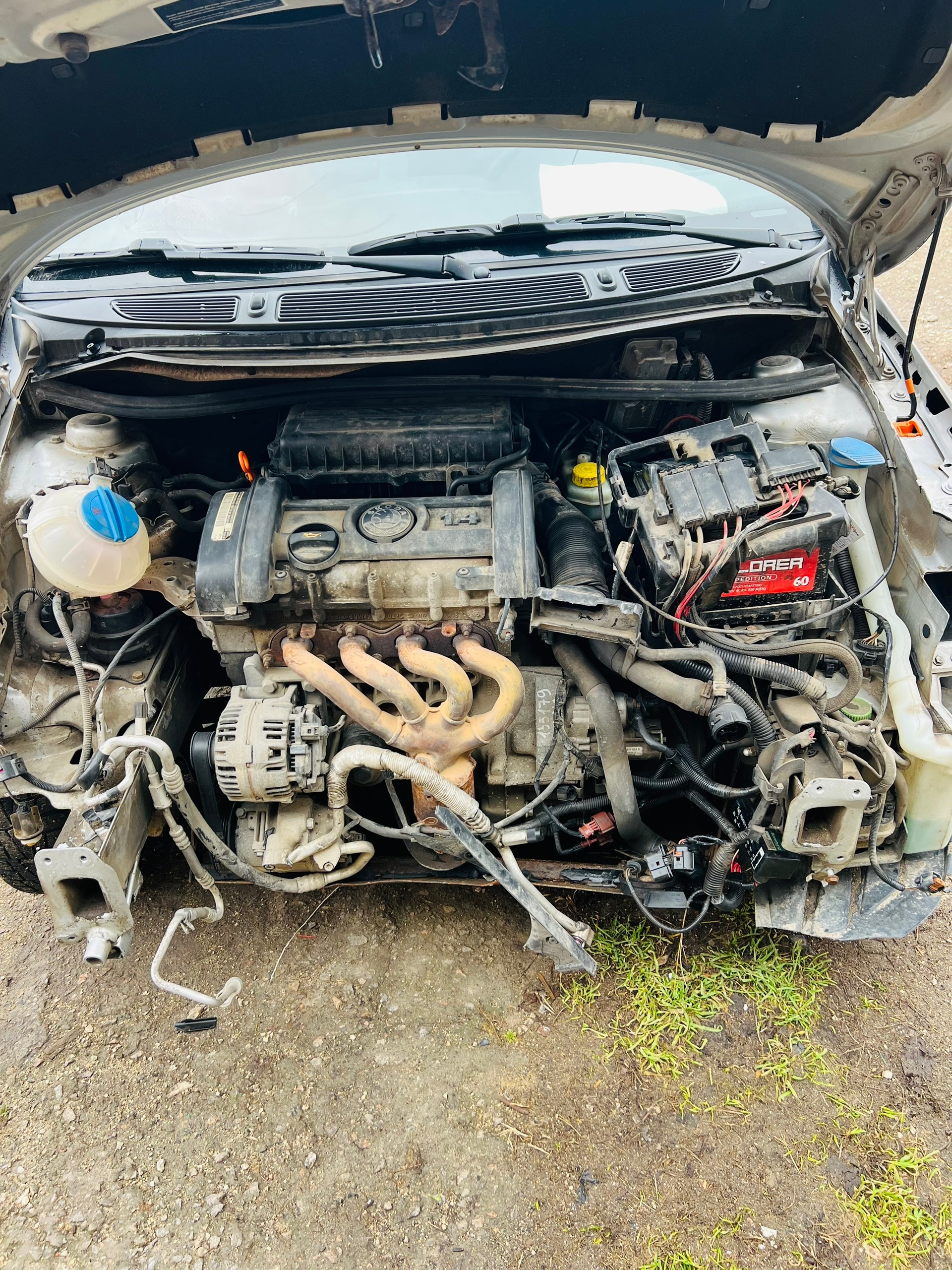 Двигатель Skoda Fabia